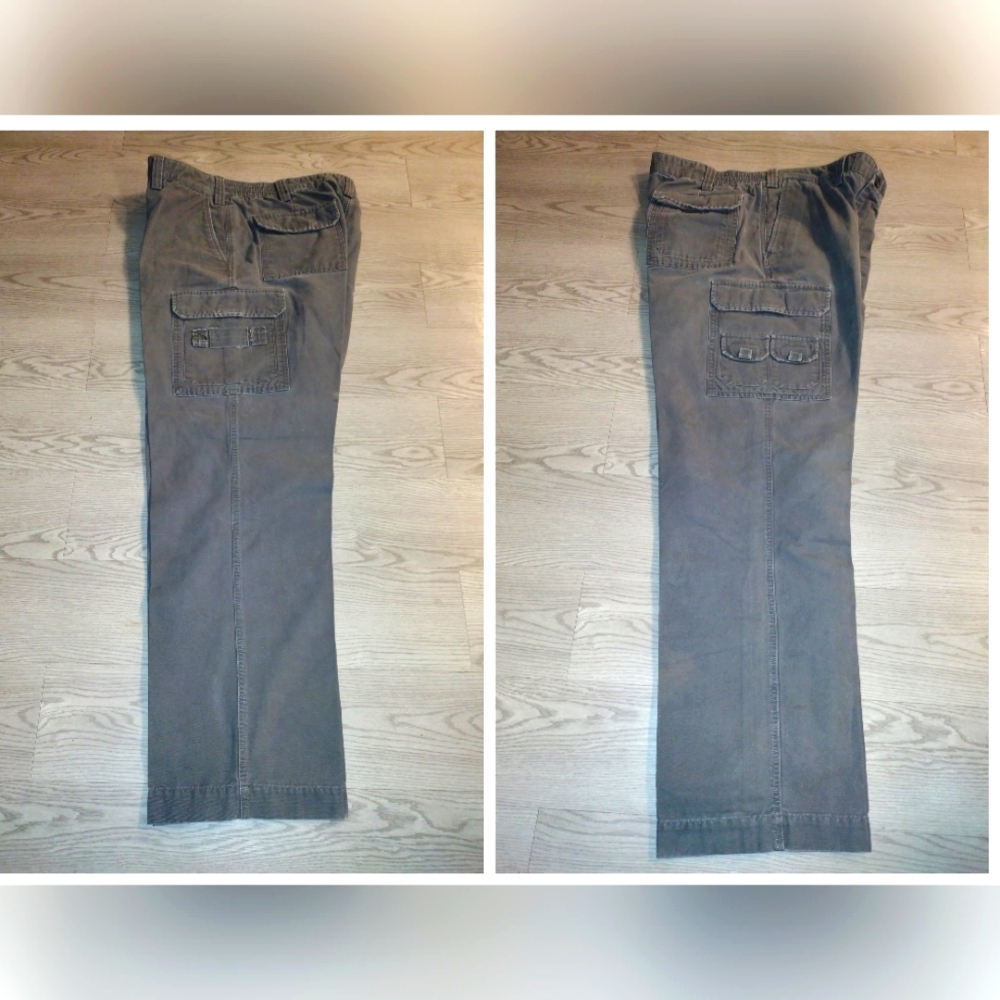 Eddie Bauer Utility Fit Cargo Pants Men's 38" Waist, 36" Inseam, 12.5" Rise
